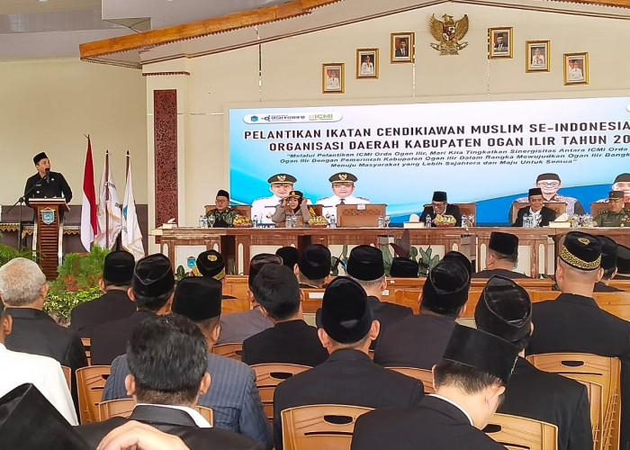 Wakil Bupati Ogan Ilir Resmi Dilantik Jadi Ketua ICMI Ogan Ilir Periode 2023-2028