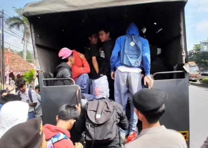 Ratusan Pelajar Terciduk Hendak Aksi Demo di Senayan, Ini Warning Polrestabes kepada Pelajar di Palembang