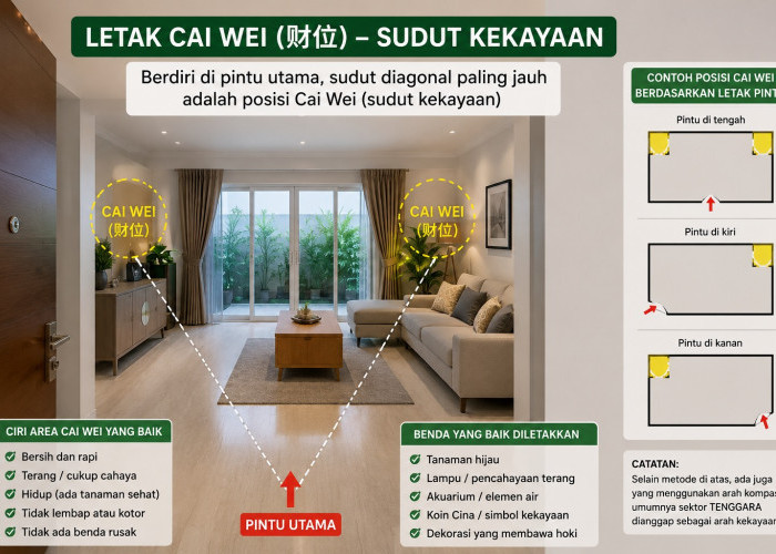 Banyak Orang Baru Tahu! Ini Letak Sudut Rezeki di Rumah Menurut Feng Shui, Benarkah Bisa Membawa Keberuntungan