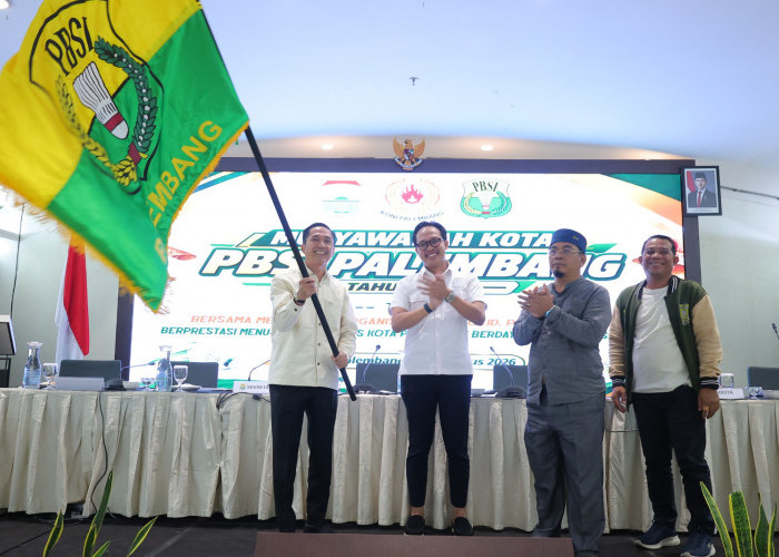 Ratu Dewa Kembali Dipercaya Memimpin PBSI Kota Palembang Periode 2026-2030