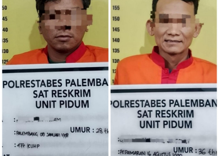 Gasak Emas Saat Rumah Kosong, 2 Spesialis Curat di Palembang Berakhir di Tangan Unit Pidum