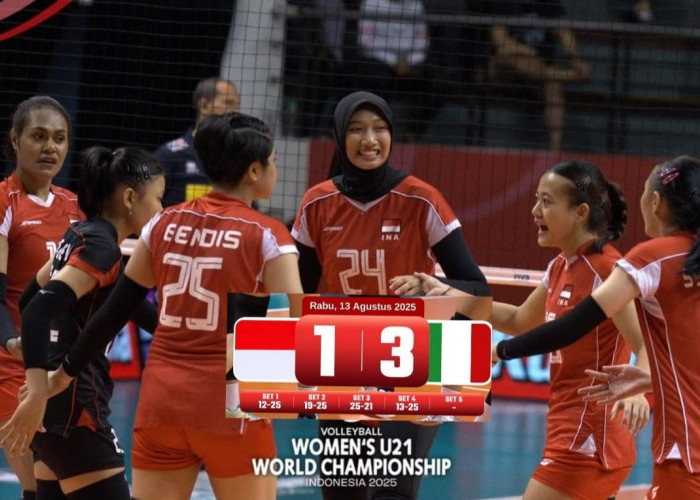 RIUH, Saat Timnas Voli Putri U-21 Indonesia Curi Satu Set dari Italia di Kejuaraan Dunia 2025