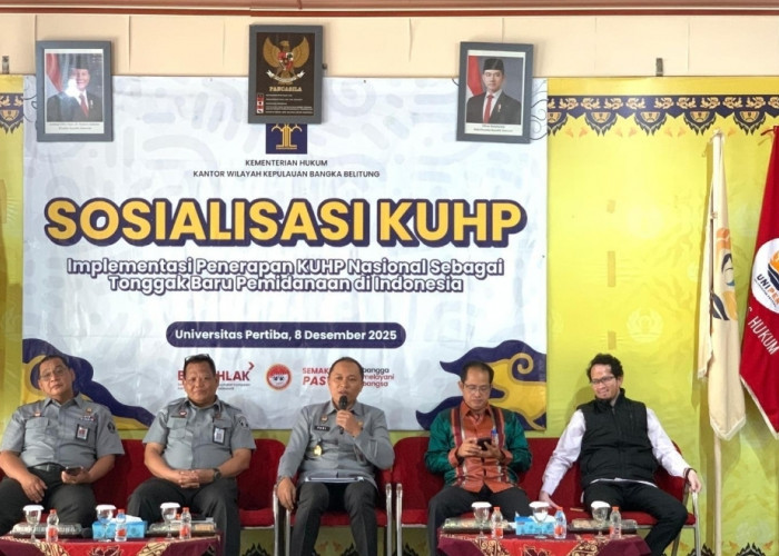 Songsong KUHP Baru, Jadi Tema Utama Sosialisasi di UniversitKUHP Nasional di Universitas PERTIBA Pangkalpinang
