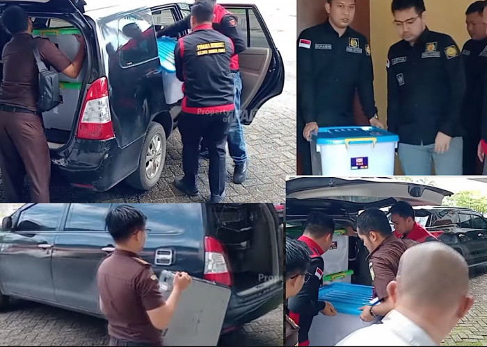 Terungkap, Isi 5 Kontainer Disita Jaksa Kejari Muara Enim Saat Geledah Kantor Dispora dan KONI