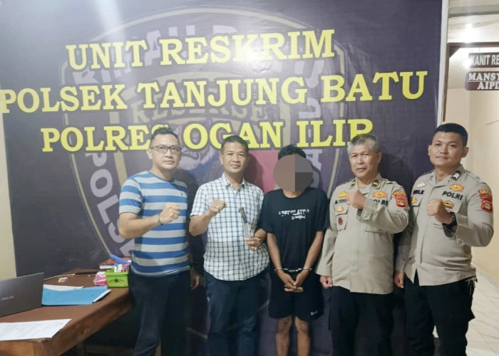 Bawa Pisau di Pinggang Saat di Jalan, Resedivis di Ogan Ilir Tak Berkutik Diamankan Polsek Tanjung Batu