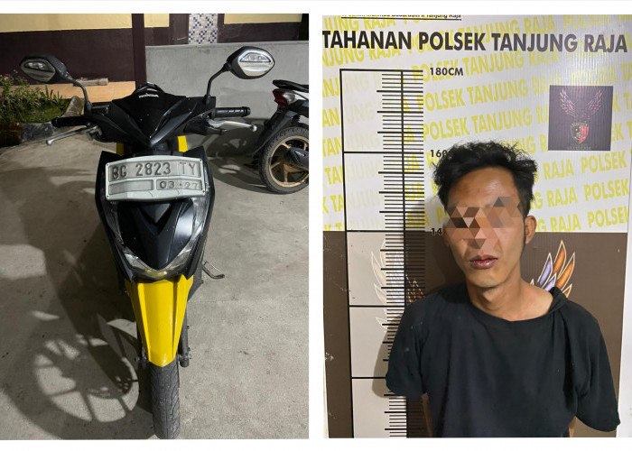 Pencuri di Ogan Ilir Berhasil Bawa Kabur Sepeda Motor Honda Beat Milik Petani di Tanjung Raja