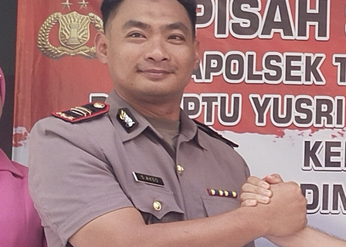 Anggota Polsek Tanjung Batu, Kejar Pelaku Pembacokan Pengrajin Besi di Limbang Jaya Ogan Ilir