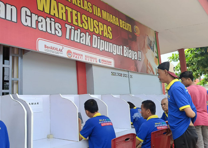  Lapas Narkotika Kelas IIA Muara Beliti Berikan Layanan Video Call Gratis untuk Warga Binaan