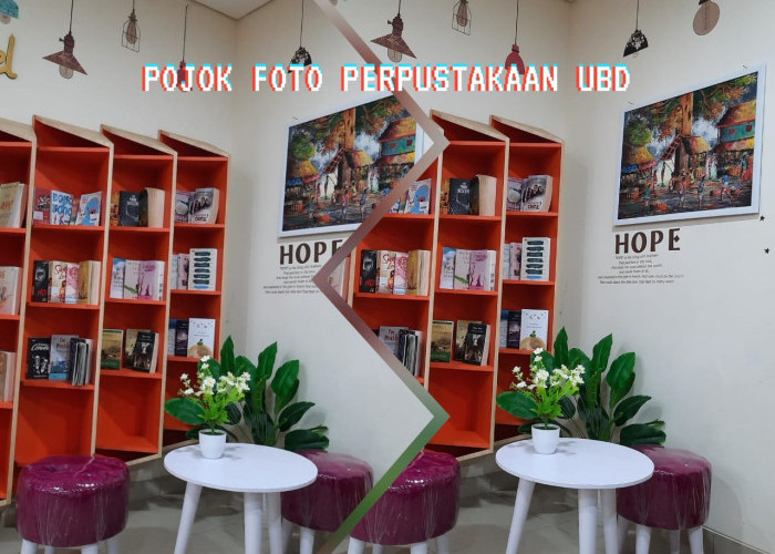 Tarik Minat Mahasiswa untuk Membaca, Perpustakaan Universitas Bina Darma Sediakan Pojok Foto