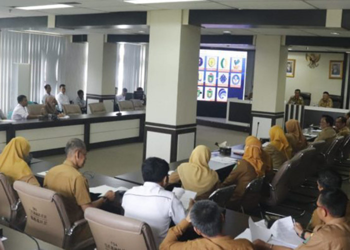 Diskominfo Gelar Rapat Persiapan Lounching Website Posko Ekonomi Kota Prabumulih