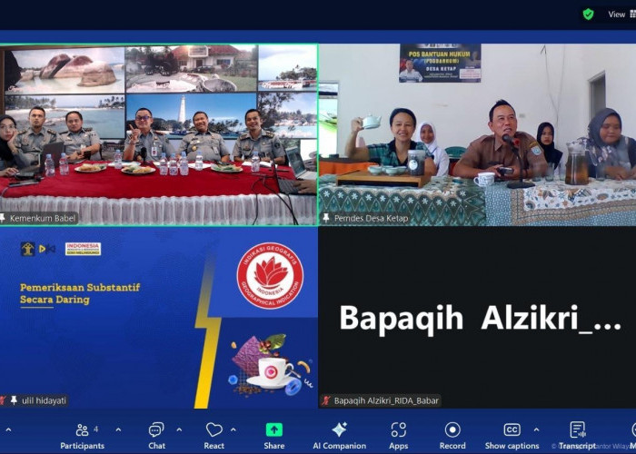 Teh Tayu Jebus Selangkah Lagi Menuju Indikasi Geografis, Kanwil Kemenkumham Babel Laksanakan Simulasi