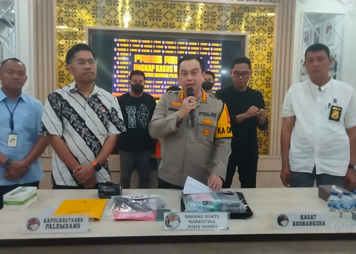 Polisi Amankan 1 Kilogram Lebih Sabu Asal PALI Milik Residivis di Palembang, Ngaku Diupah Rp10 Juta