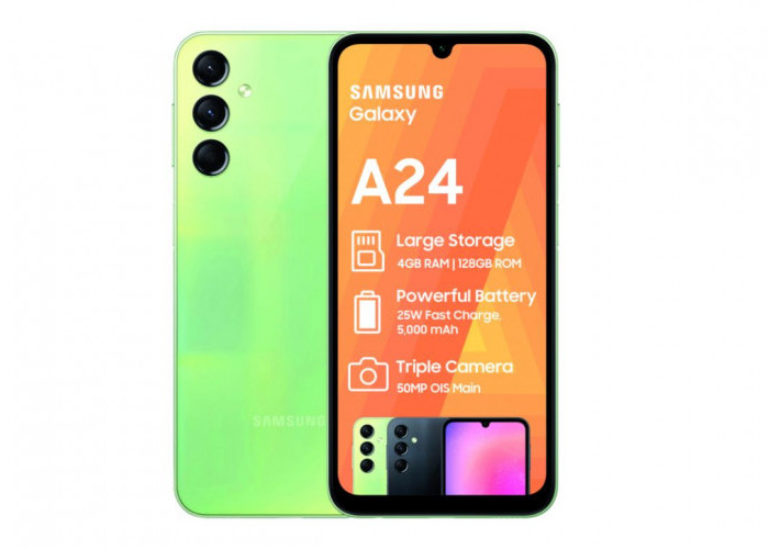 Samsung Galaxy A24 Miliki Triple Camera 50MP dan Baterai 5000 mAh Unggulan di Tahun 2025, Ini Spesifikasinya