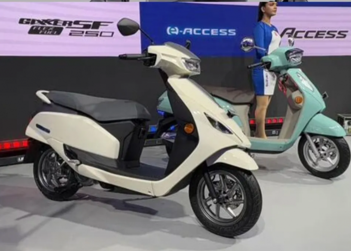 Motor Listrik Ramah Lingkungan Suzuki e-Access Hadirkan Desain Praktis!