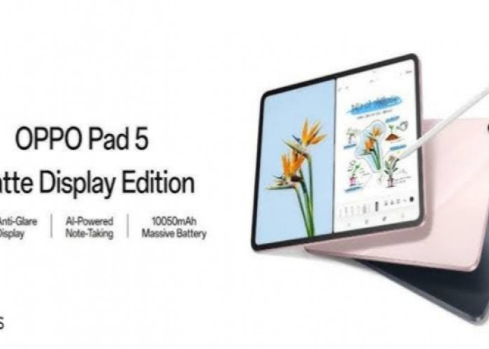 Tablet OPPO Pad 5 Matte Display Edition Bawa Layar Anti Silau dengan Perlindungan Kenyamanan Mata
