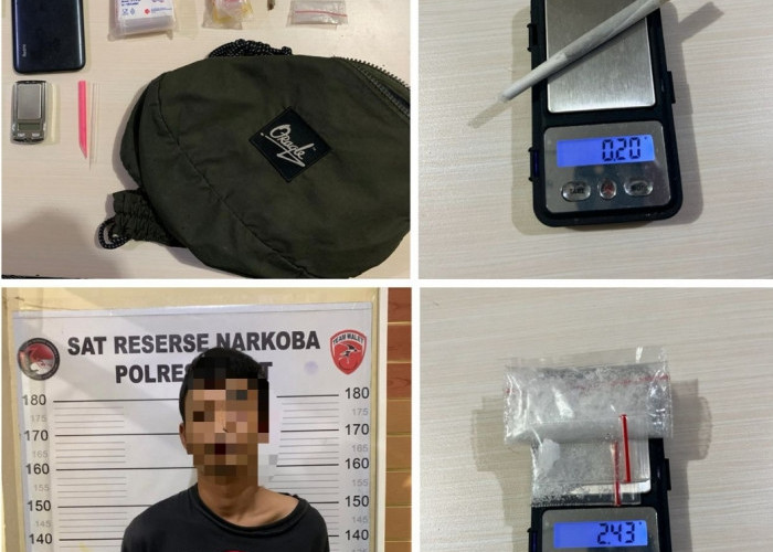 Kontrakan Jadi Sarang Narkoba, Polisi Lahat Bertindak, Segini BB yang Ditemukan