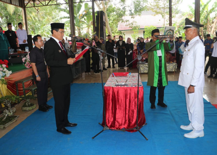 Lantik Kades PAW, Bupati Edison Tekankan Peningkatan Pelayanan Publik