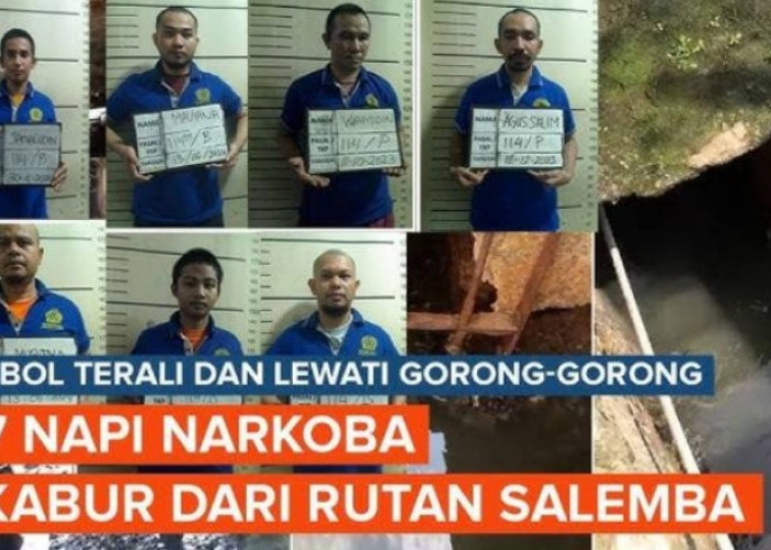 Waspada, Ini Tampang dan Nama Lengkap 7 Tahanan yang Kabur dari Rutan Salemba Jakarta