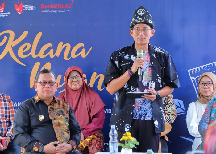 Sandiaga Uno Dorong UMKM dan Ekonomi Kreatif Palembang Menuju Kota Kreatif Unesco