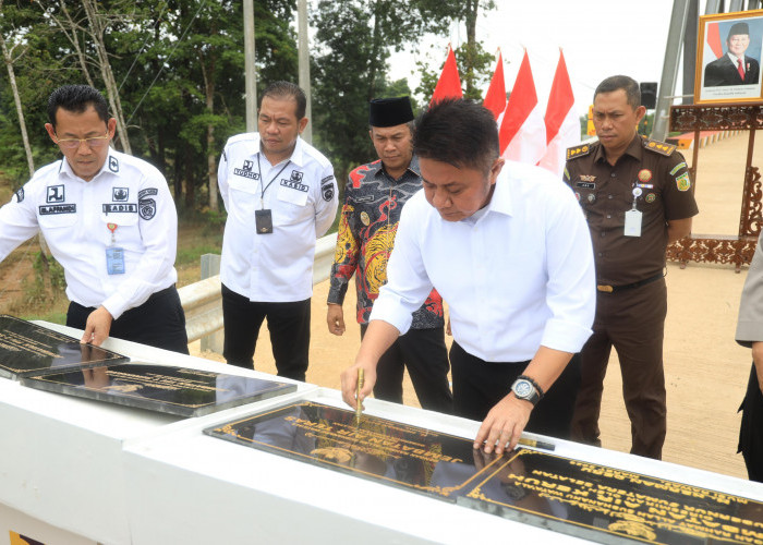 4 Jembatan Baru di Musi Rawas Diresmikan Gubernur Herman Deru, Ini Harapannya 