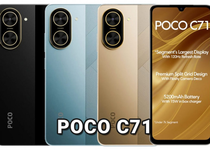Review HP POCO C71: Harga Rp 1 Jutaan Tapi Tidak Murahan