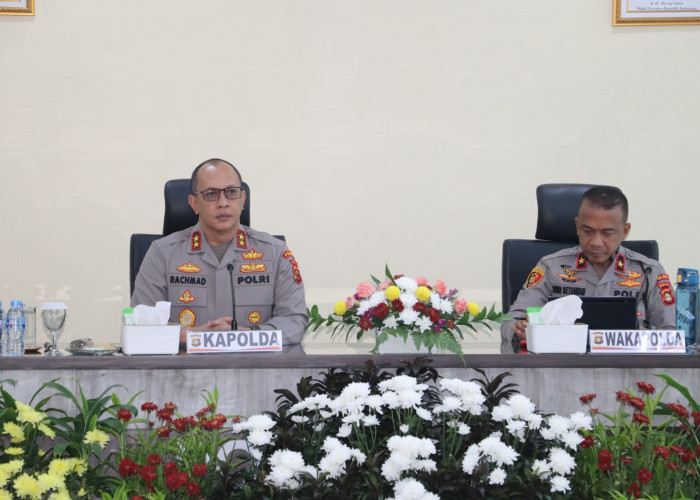 Di Depan Seluruh Anak Buahnya, Kapolda Sumsel yang Baru Sampaikan Commander Wish 