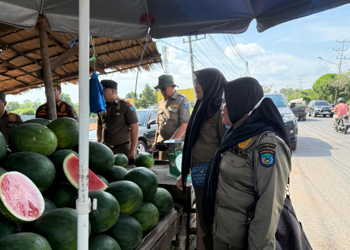 PKL di Jalan Muchtar Saleh Kayuagung Dihimbau Jangan Berjualan di Trotoar, Ini Alasannya