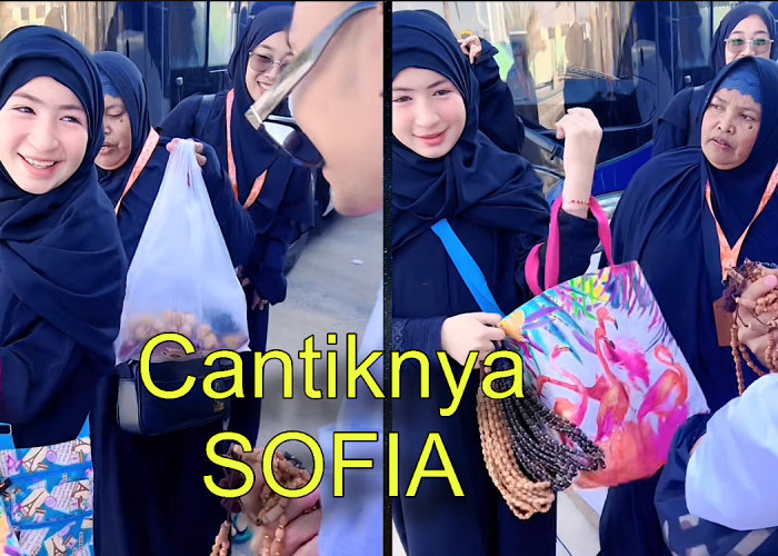 Cantiknya Penjual Tasbih di Tanah Suci, Sofia Namanya Kesayangan Emak-emak Indonesia dan Malaysia