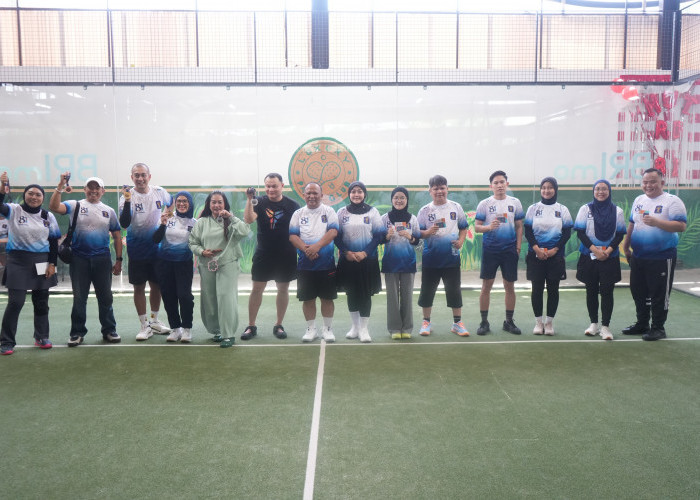 Semarak HUT Pengayoman ke-81, Kanwil Kemenkum Sumsel Gelar Pertandingan Persahabatan Padel
