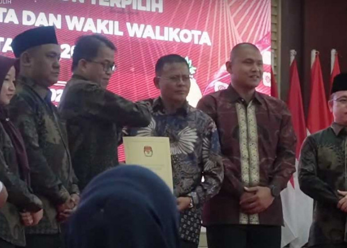 Arlan-Franky Resmi Pimpin Prabumulih, KPU Tetapkan Walikota dan Wakil Walikota Terpilih Ini Periode 2025-2030