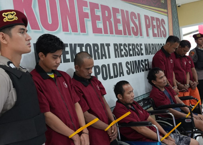  Hendak Serang Petugas dengan Sajam, Tiga Pengedar Narkoba 'Dipaku' Polda Sumsel