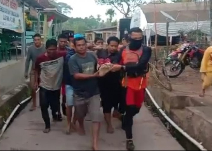 Tim BPBD Muba Temukan Jasad Silvi, Korban Tenggelam di Sungai Biduk Desa Dawas