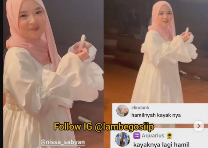 Beredar Video Nissa Sabyan Pakai Baju Longgar, Netizen Salfok Bentuk Badannya: Lagi Hamil Anak Ayus? 