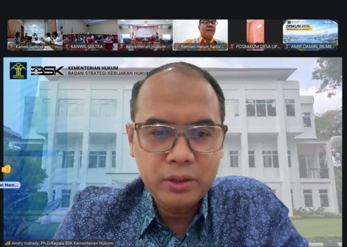 Kemenkum Sumsel Ikuti DSK Sulawesi Tenggara, Bahas Penguatan Standar Layanan Bantuan Hukum
