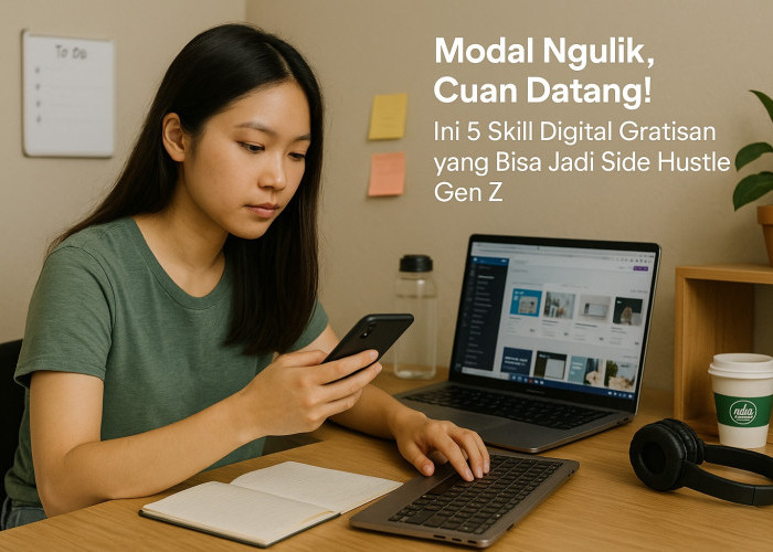 Modal Ngulik, Cuan Datang! Ini 5 Skill Digital Gratisan yang Bisa Jadi Side Hustle Gen Z!