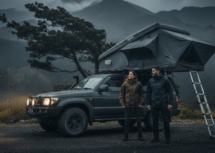 Rooftop Tent Hardshell 2026 Diuji Cuaca Ekstrem, Mana yang Benar Benar Tahan Badai dan Angin Kencang