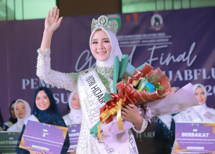 Anisyah Agustin Gadis Asal Prabumulih Jawara Putri Hijabfluencer Sumsel 2023 