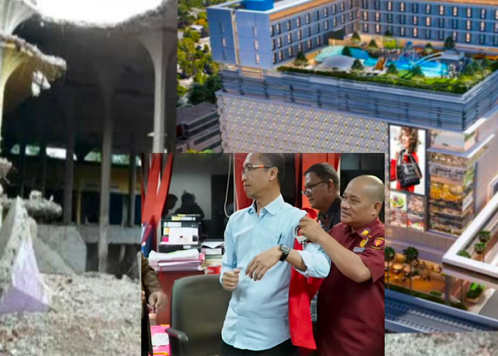 ALAMAK, Sebelum Masuk Bui Bos PT MB Klaim Bangun Pasar Cinde Sudah 40 Persen  