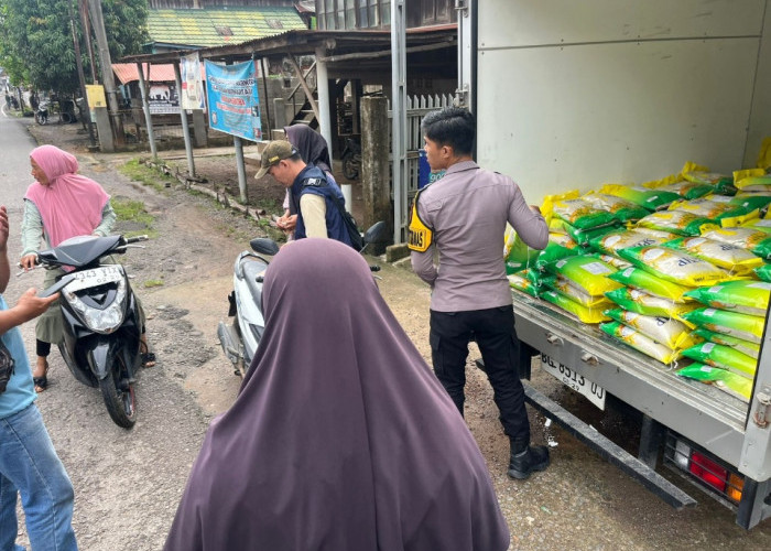 Bantu Warga Penuhi Kebutuhan Bahan Pokok Harian, Polres Ogan Ilir Gelar Gerakan Pangan Murah