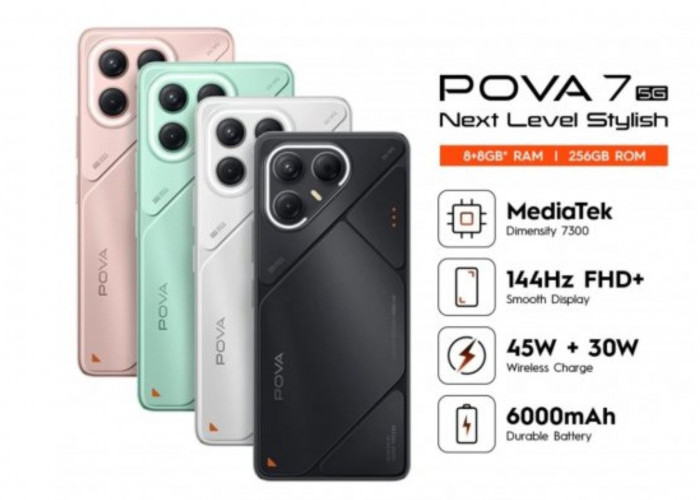 Tecno Pova 7 5G: HP Rp3 Jutaan yang Tawarkan Performa Kencang di Kelas Menengah