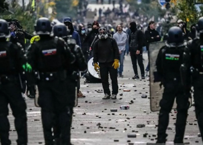 Demo Pelajar di Paris Berakhir Rusuh, ini Pesan KBRI