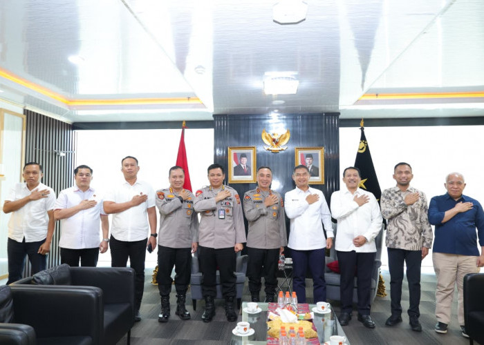 Dirut PTBA Temui Kapolda Sumsel, Pengamanan Operasional Perusahaan Strategis Jadi Fokus