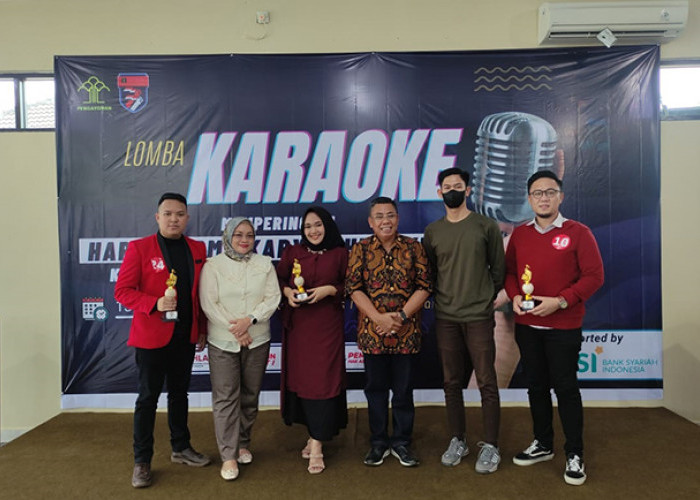 Sambut HDKD ke-77, Kemenkumham Sumsel Adakan Lomba Karaoke