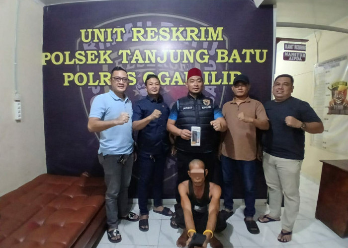 Pencuri HP di Ogan Ilir Berhasil Diamankan Polsek Tanjung Batu, Sempat Sembunyikan BB di Area Pemakaman