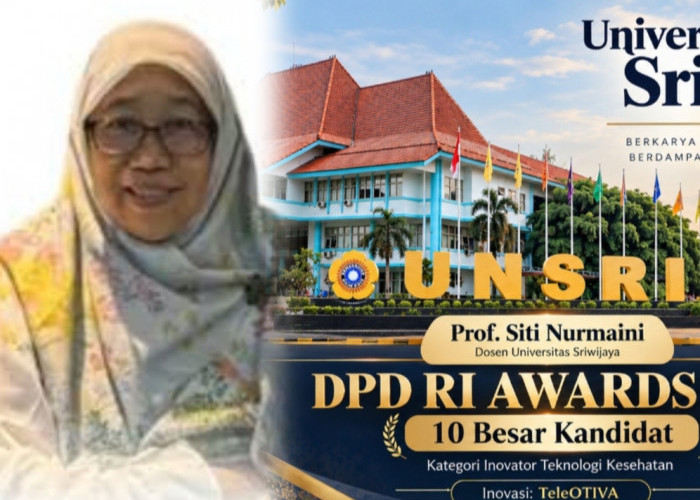 Dosen Unsri, Prof Siti Nurmaini Masuk 10 Besar Kandidat DPD RI Awards 2026