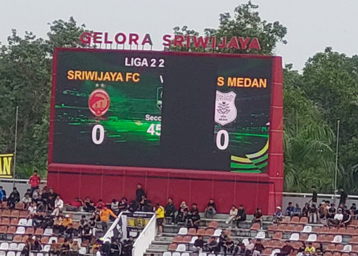 Skor Sementara Sriwijaya FC Vs PSMS Medan, Kedua Tim Bermain Hati-hati, Tanpa Gol di Babak Pertama 