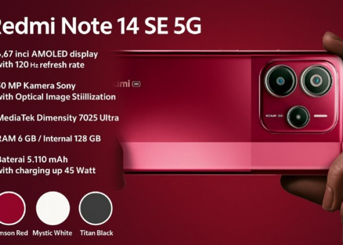 Redmi Note 14 SE 5G, Jagoan Ponsel Murah dengan Layar 120Hz dan Kamera Sony OIS