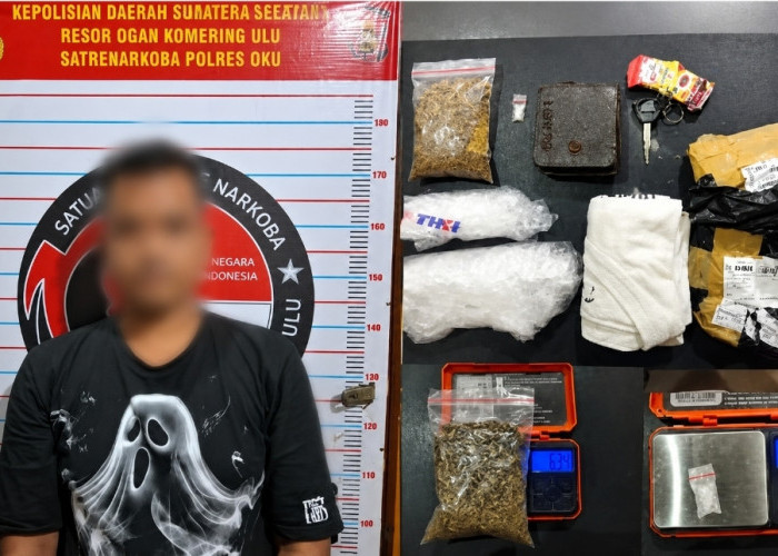 Modus Paket Ekspedisi Terbongkar, Polisi Gagalkan Pengiriman Ganja di Baturaja