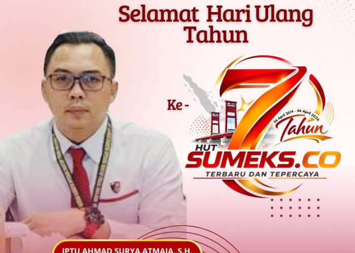 Satserse Narkoba Polres Ogan Ilir Mengucapkan HUT ke 7 SUMEKS.CO Tahun 2026