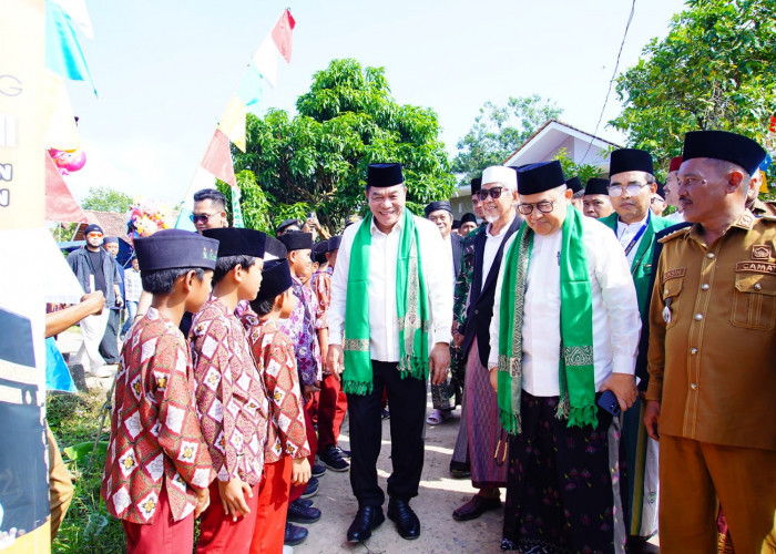 Bupati Muba Hadiri Peletakan Batu Pertama Pembangunan Ponpes Nurul Fikri